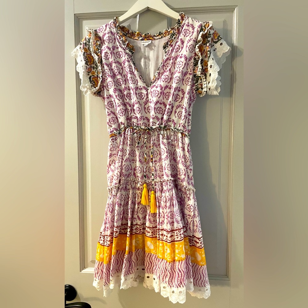 Charleston Shoe Co super cute Charlee Garrott mini dress, summery cotton